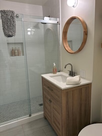 Primary bathroom.