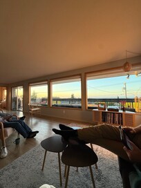 Wide picture windows