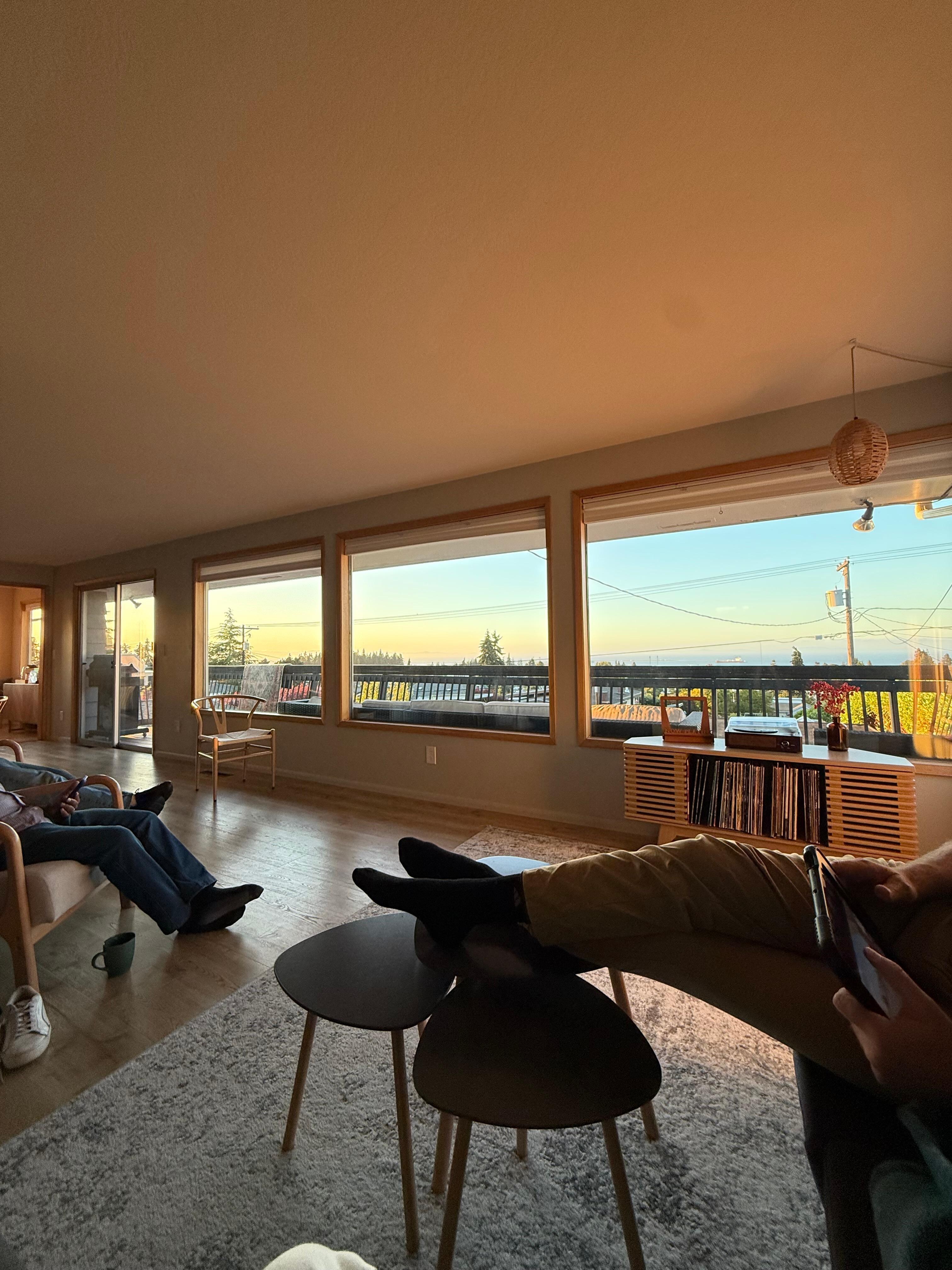 Wide picture windows 