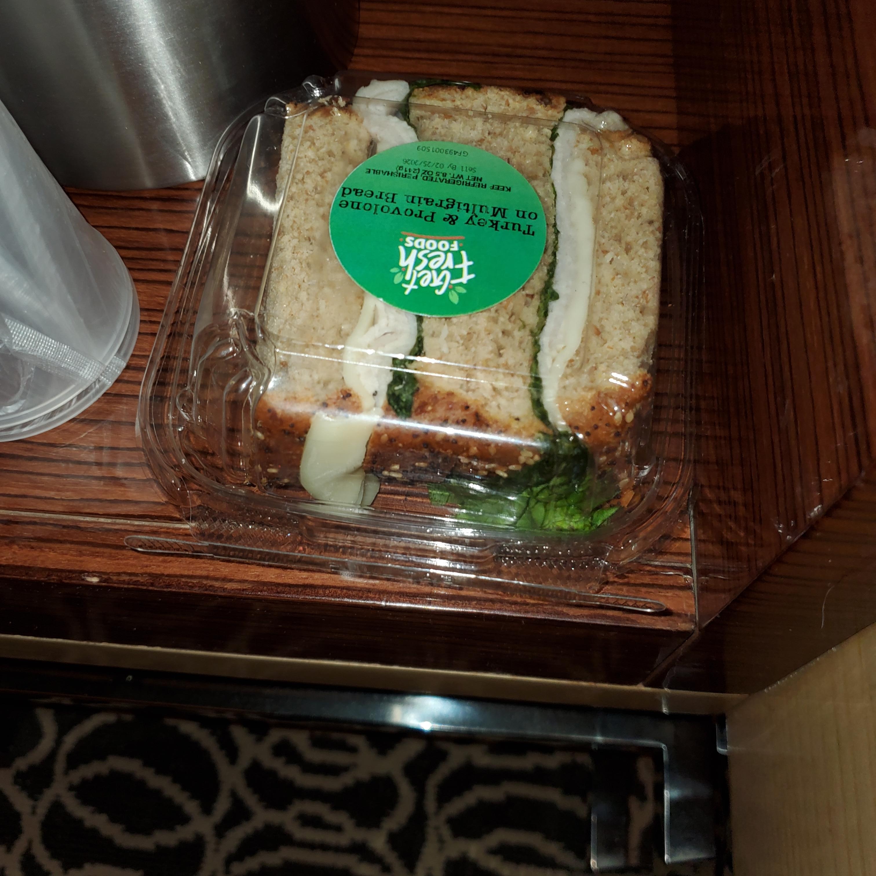 Food left in room from previous people.