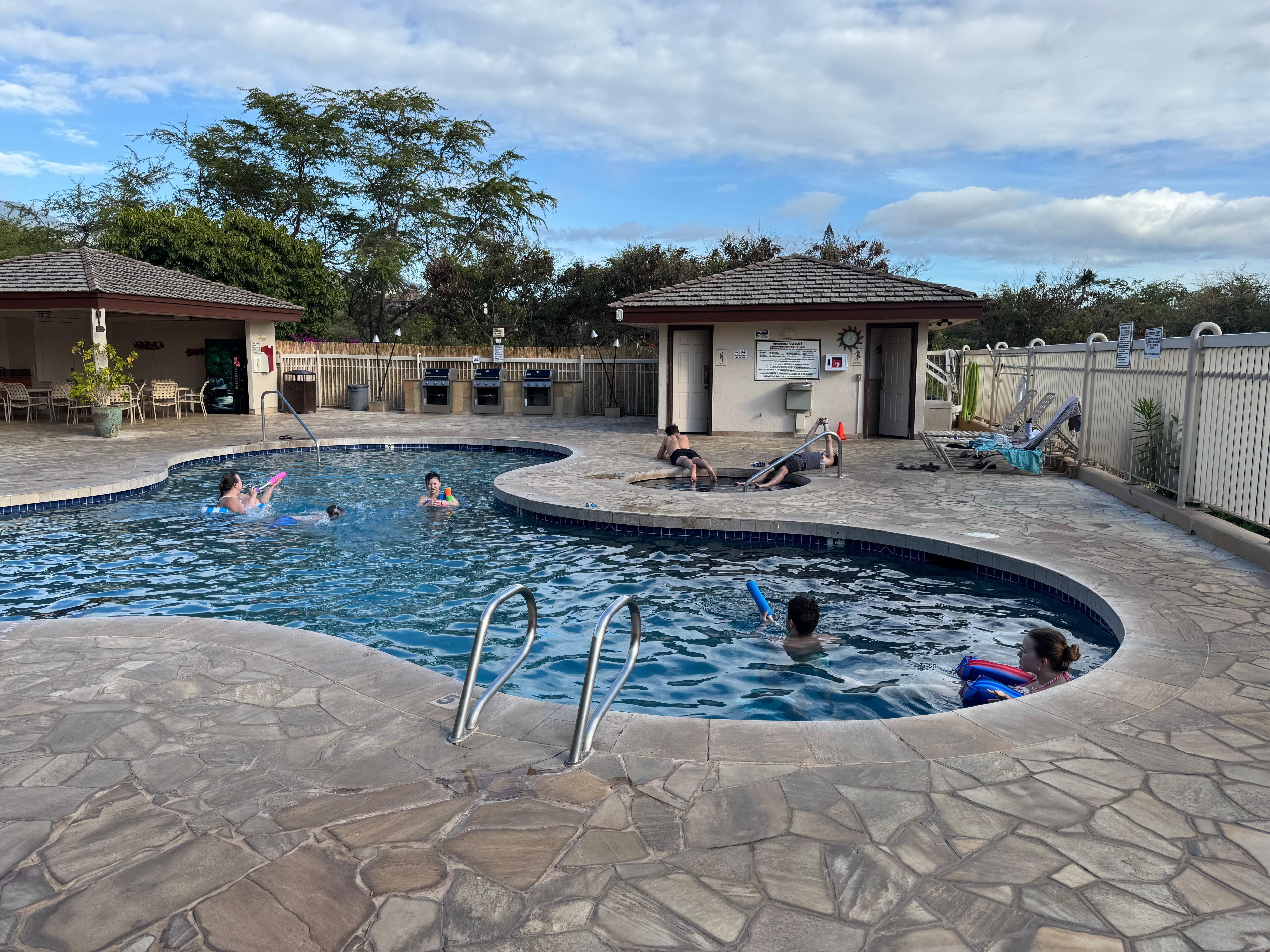 Pool and hot tub