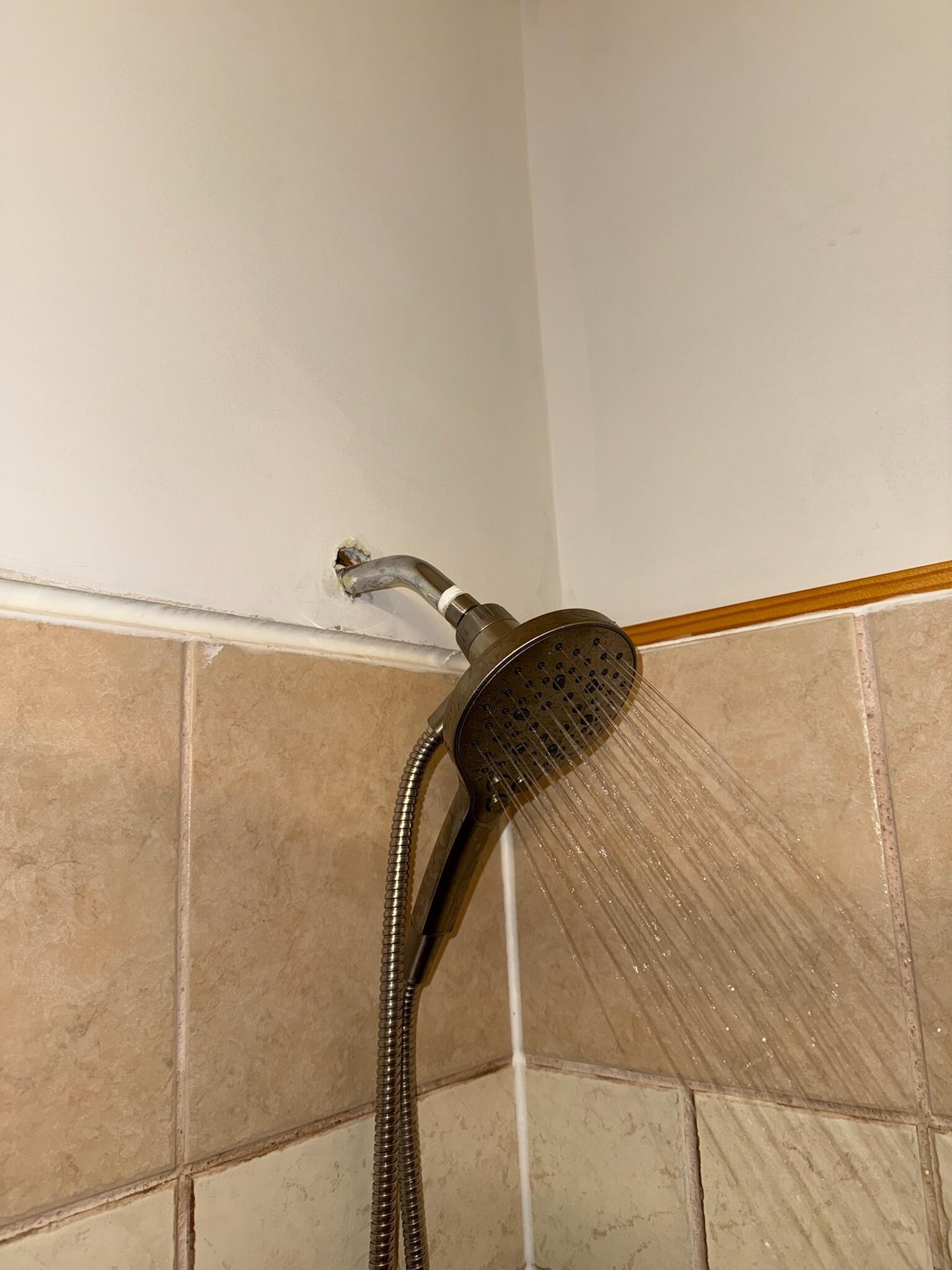 Living room bath shower