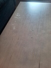 Dirty coffee table