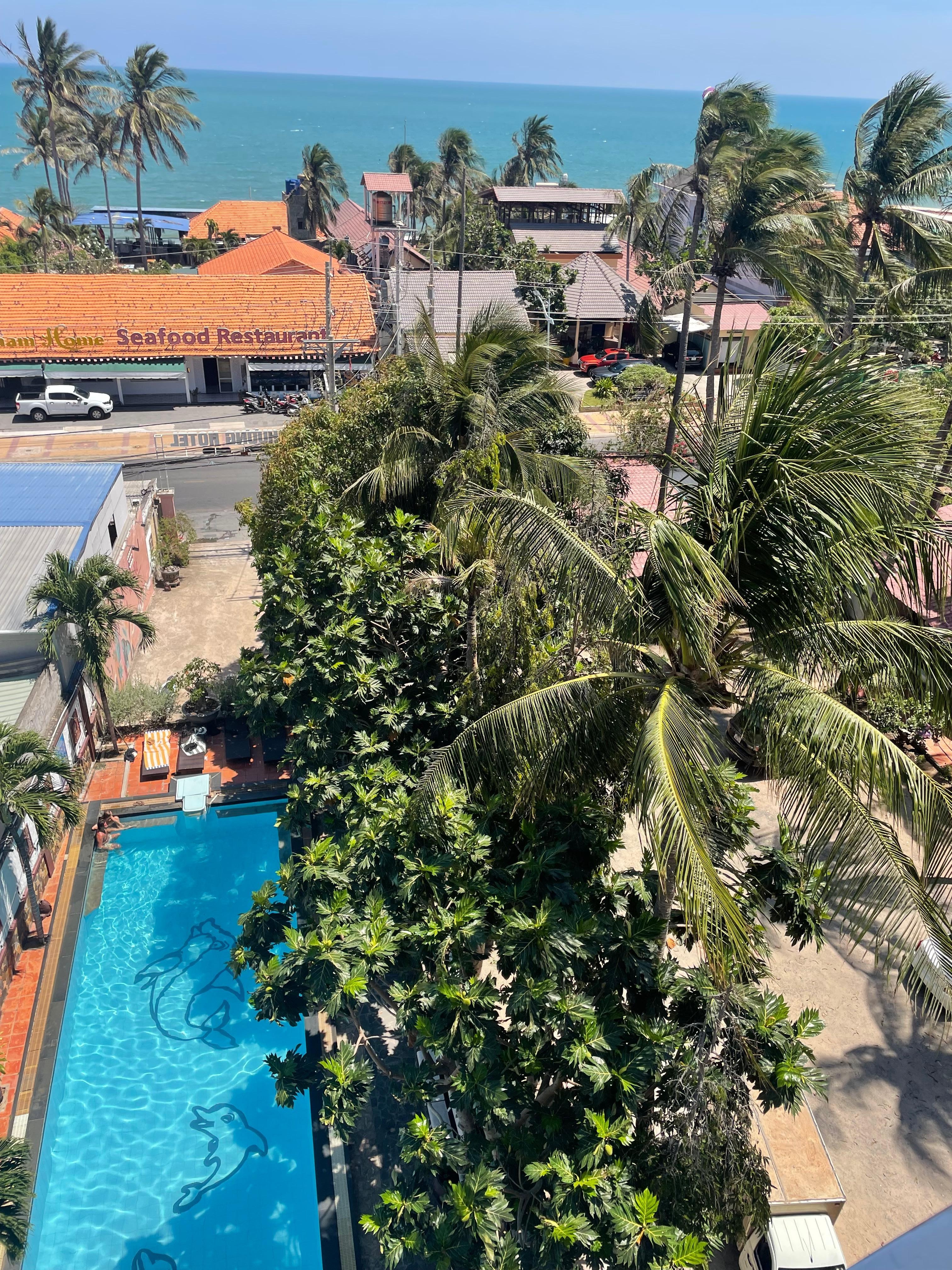 Bild från balkongen 