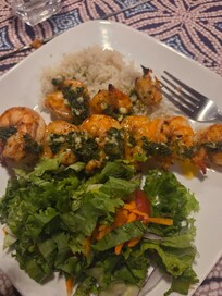 Delicious meals prepared for us each day.