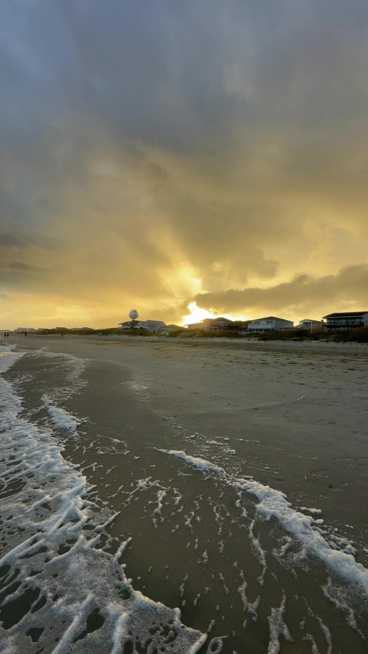 Sunset from the beach. 