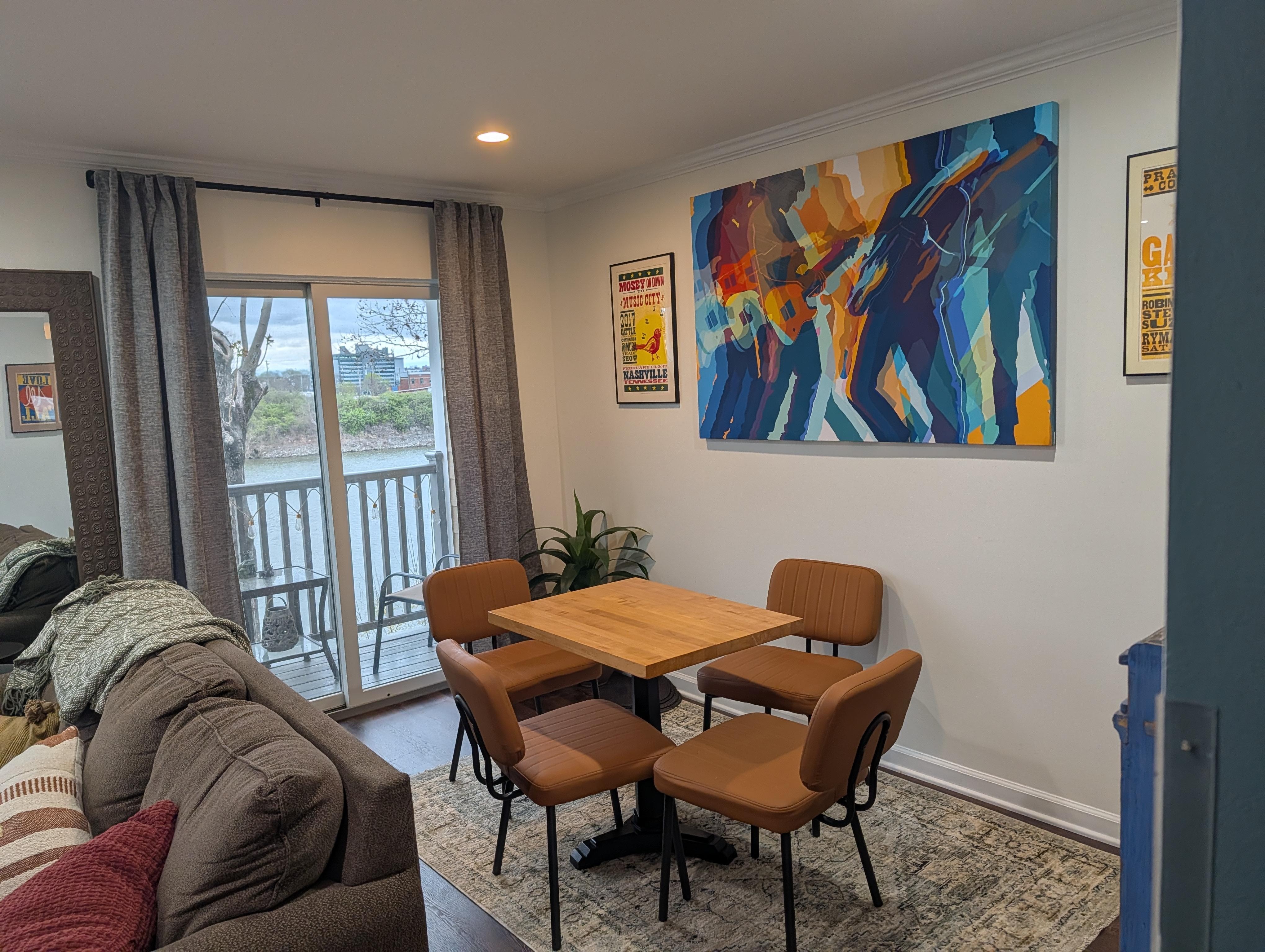 Plenty of room to relax and even play cards. 