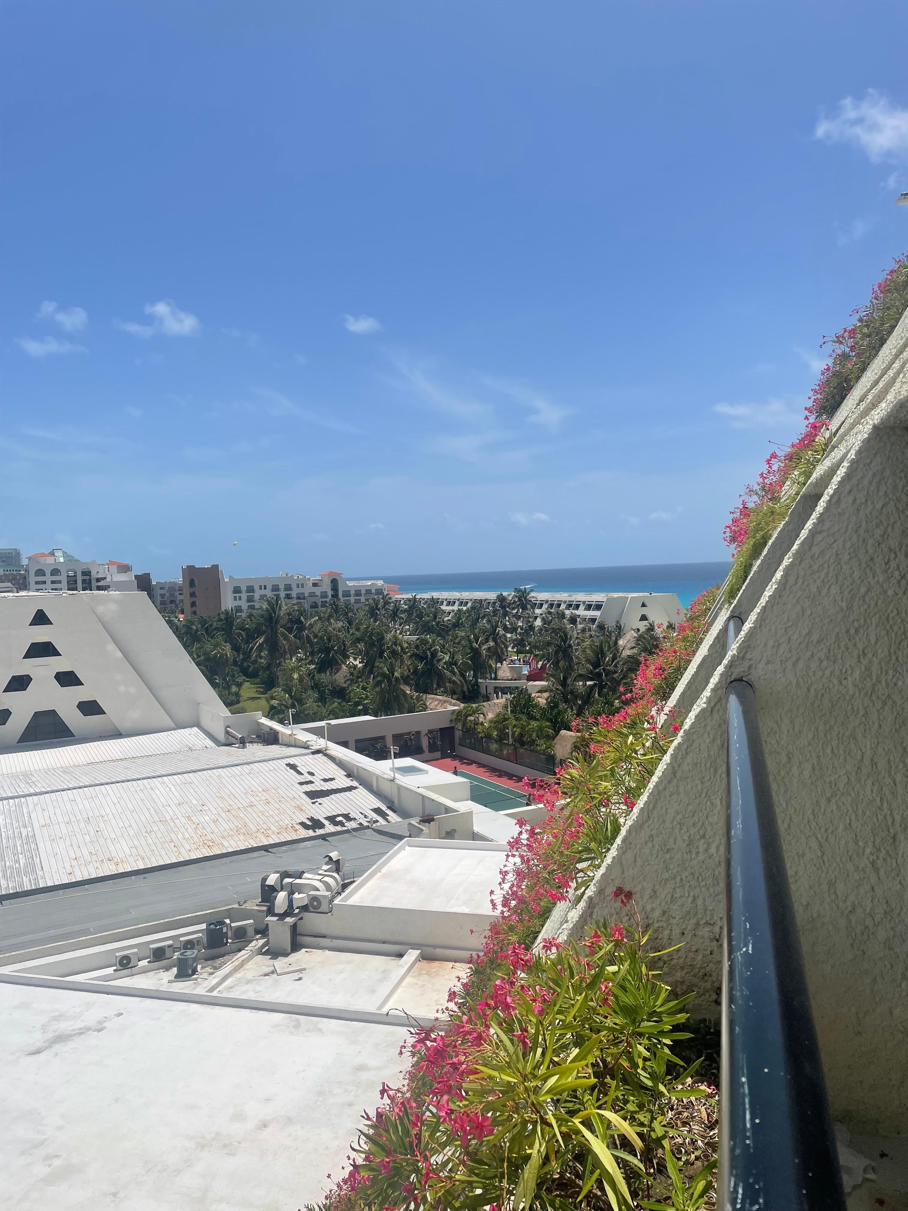 Balcony room view to partial beach 