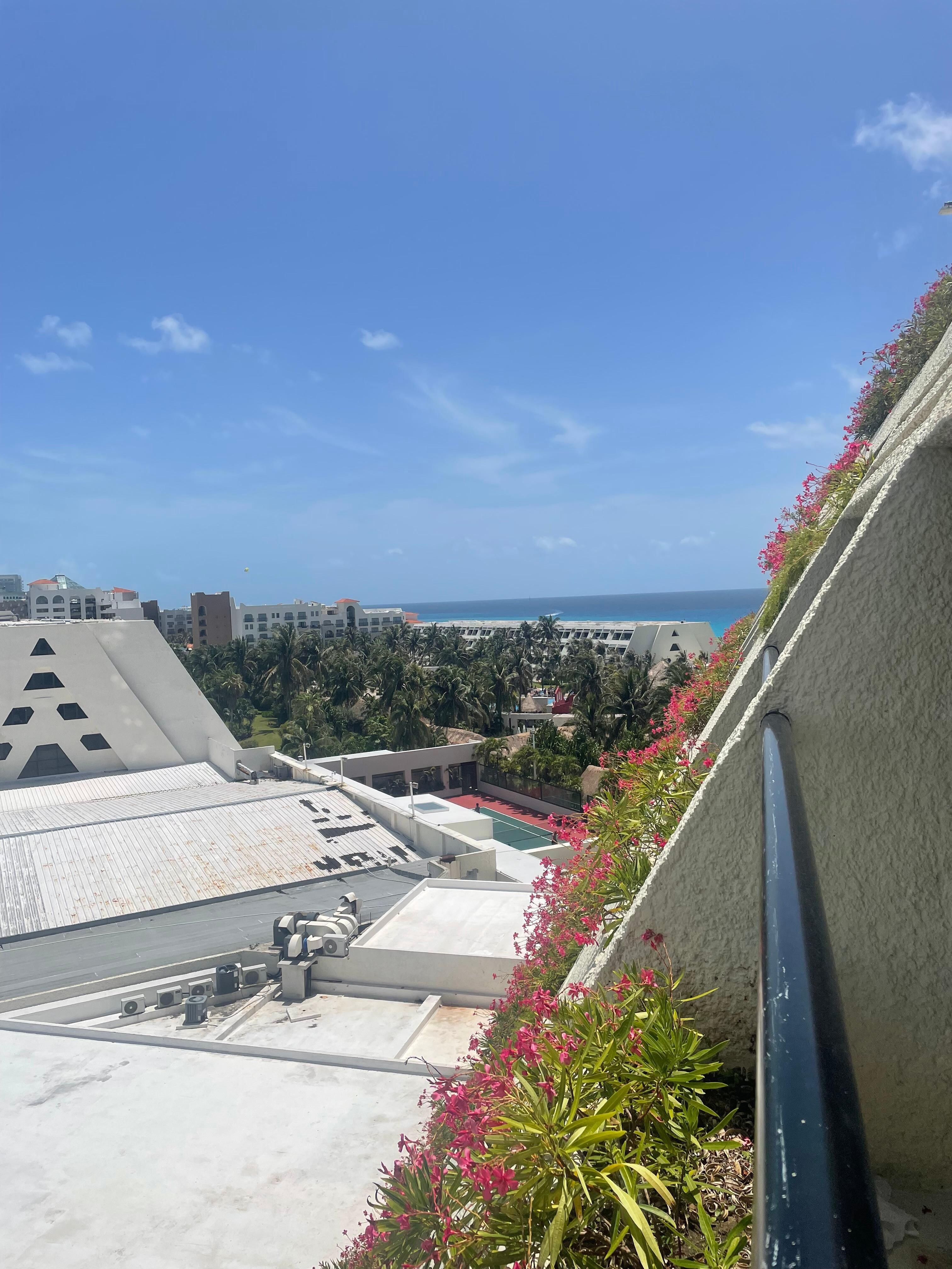 Balcony room view to partial beach 
