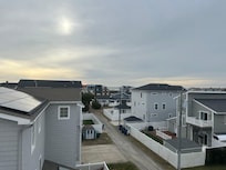 View from the rooftop on a cloudy day