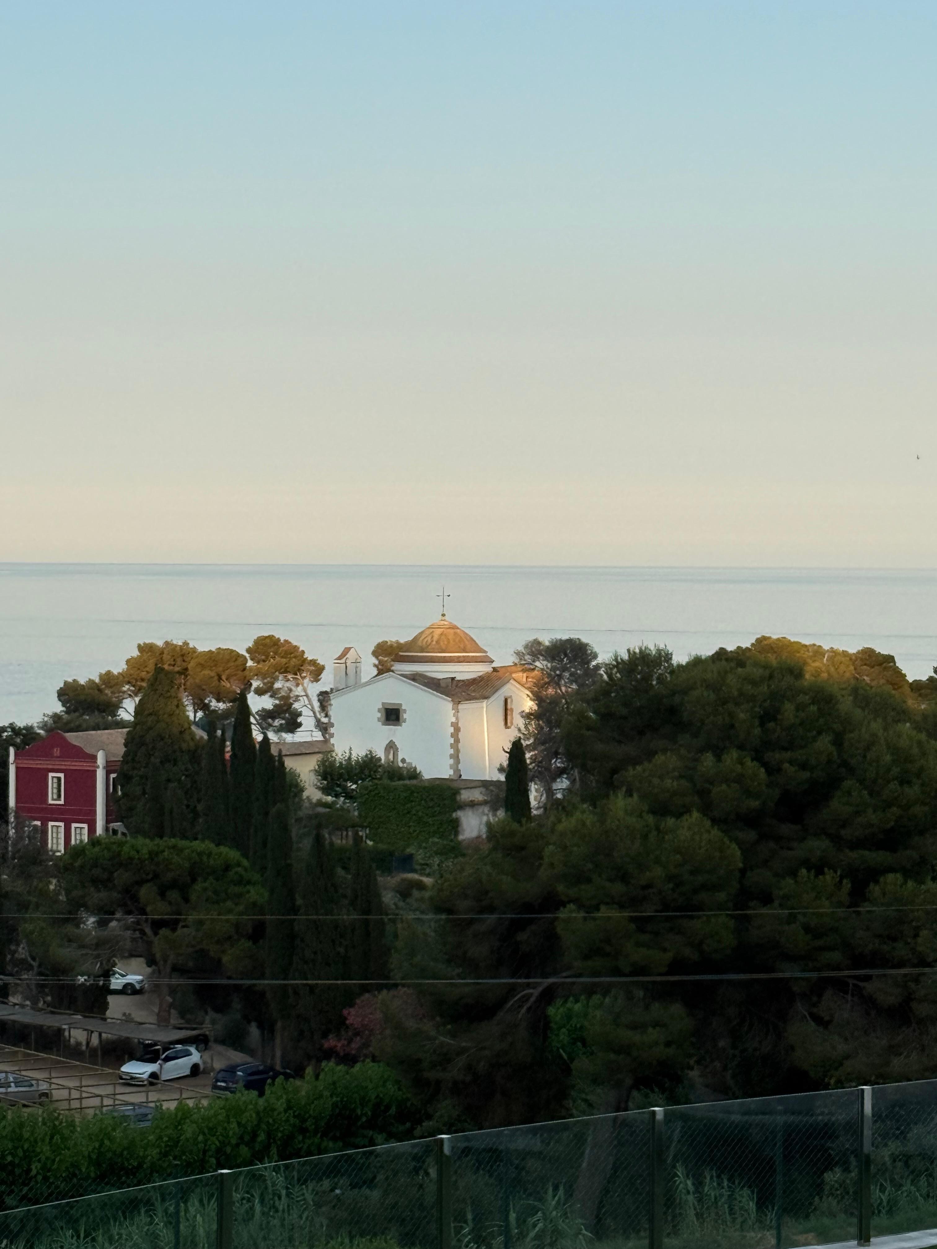View of church built in 1422