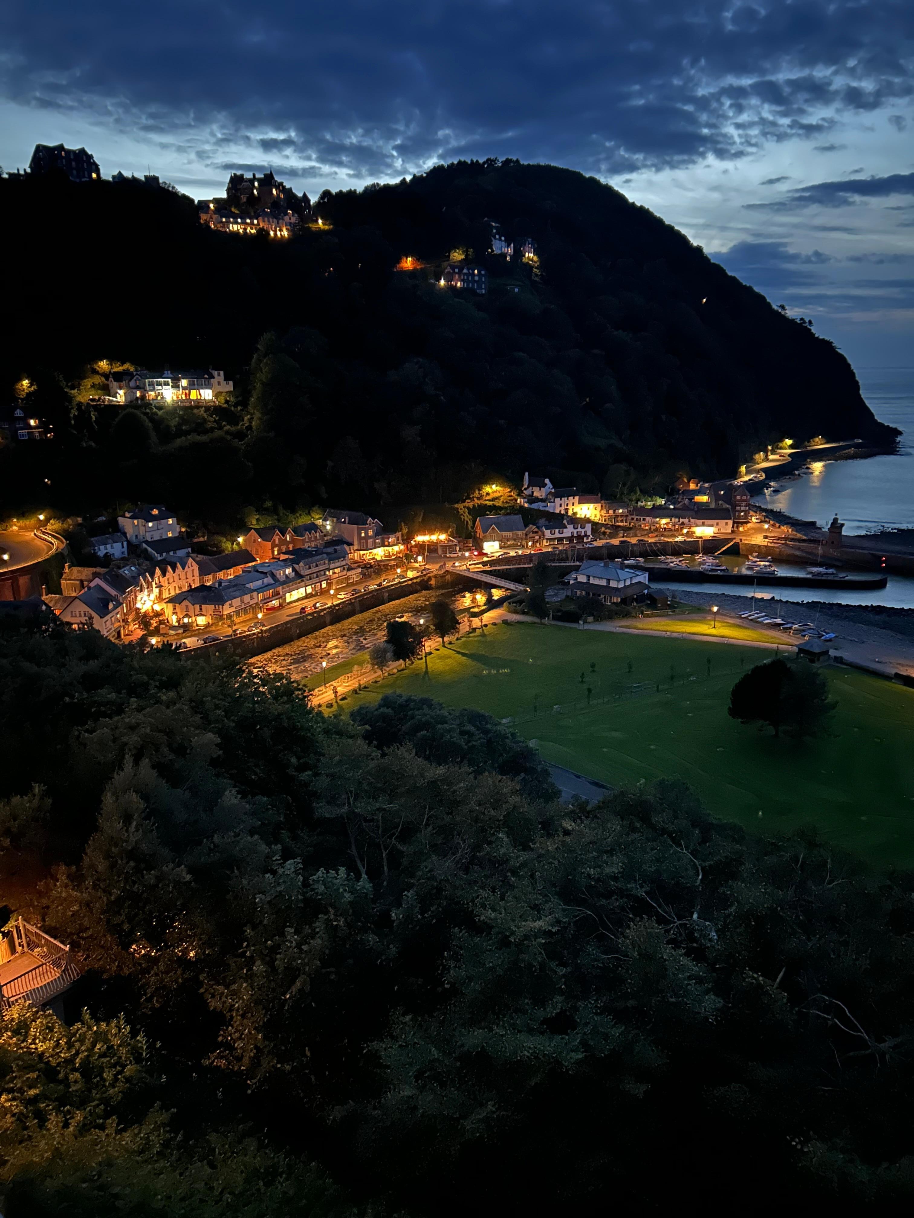 Lynton, view from Tors Park