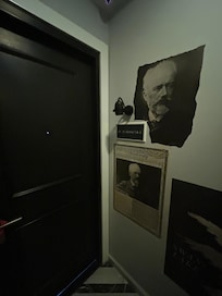 Each room is called by a name of a famous person