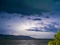 Evening Lightning/taken from balcony