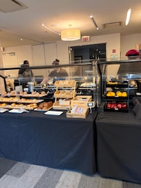 Breakfast buffet on second floor