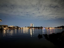 Night time down the south side of the beach