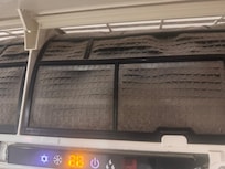 AsĂ estaba el filtro del clima de la habitaciĂłn y por dentro estaba peor!