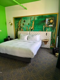 The Green Room was lovely and comfortable