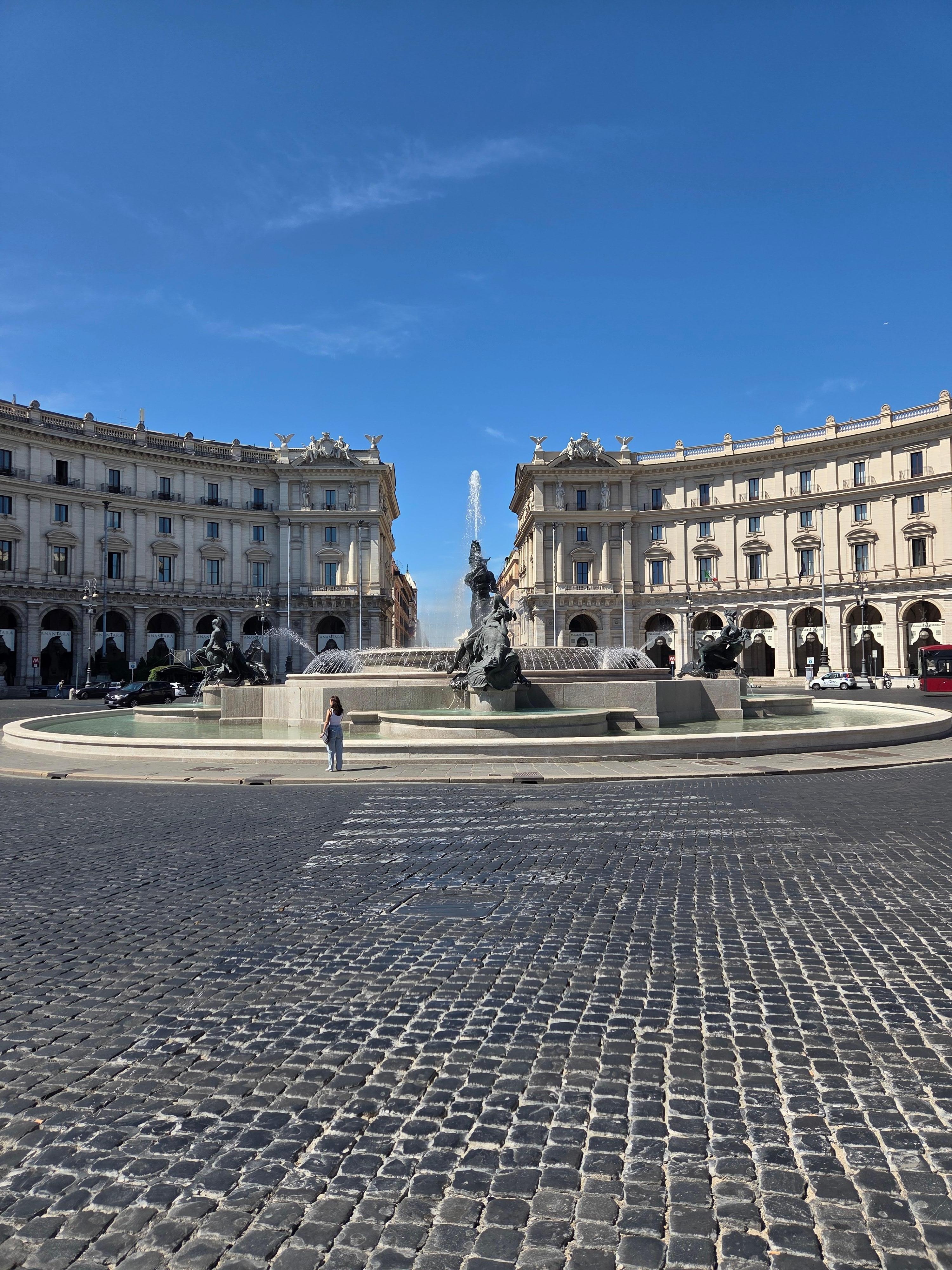 Near the Piazza and Termini.
