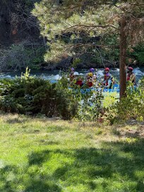 Right on the rivers edge!