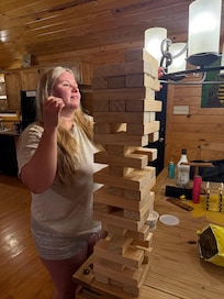 Jenga kicked our butts