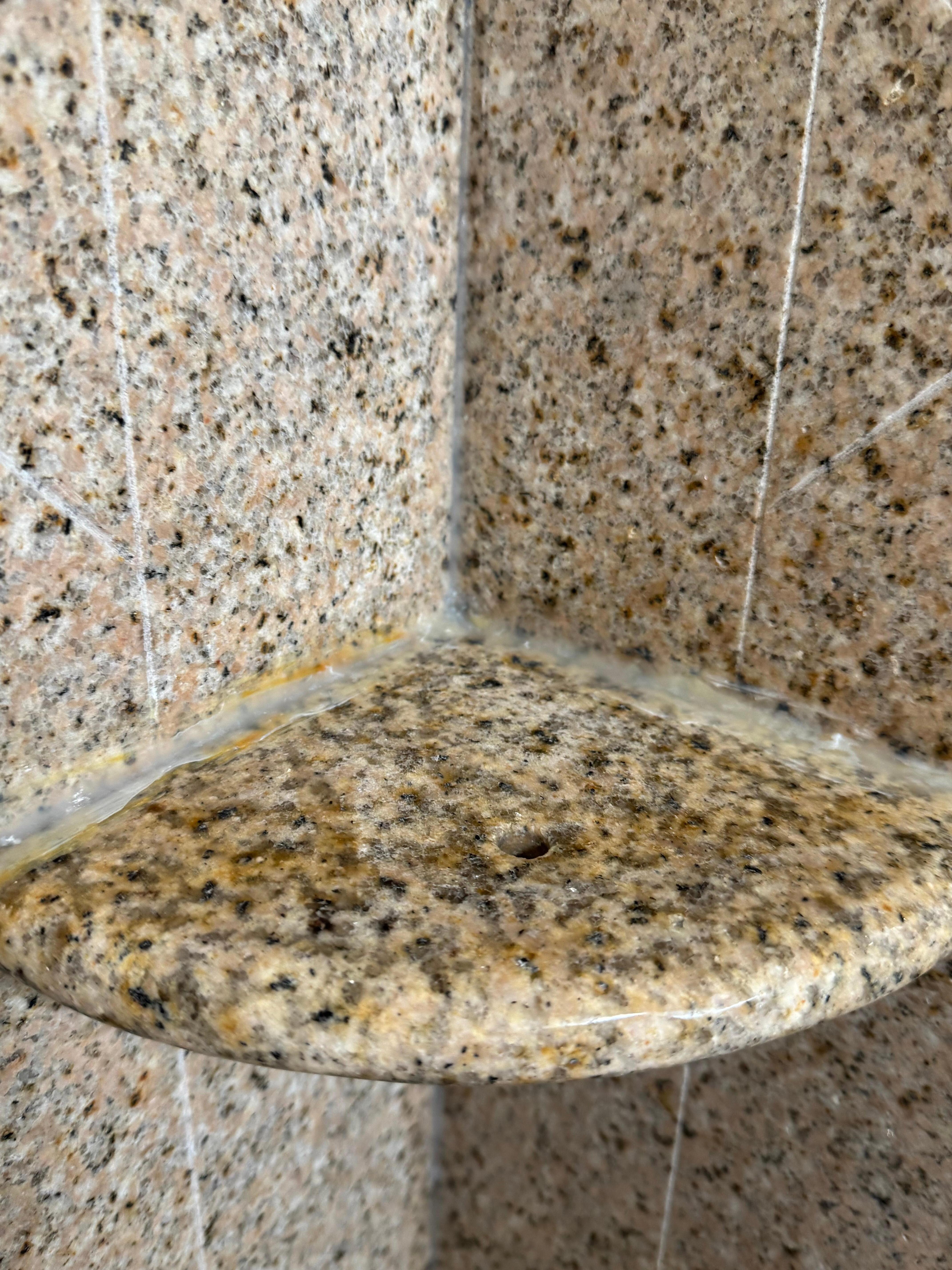 The whole shower and bathtub area has major corking 