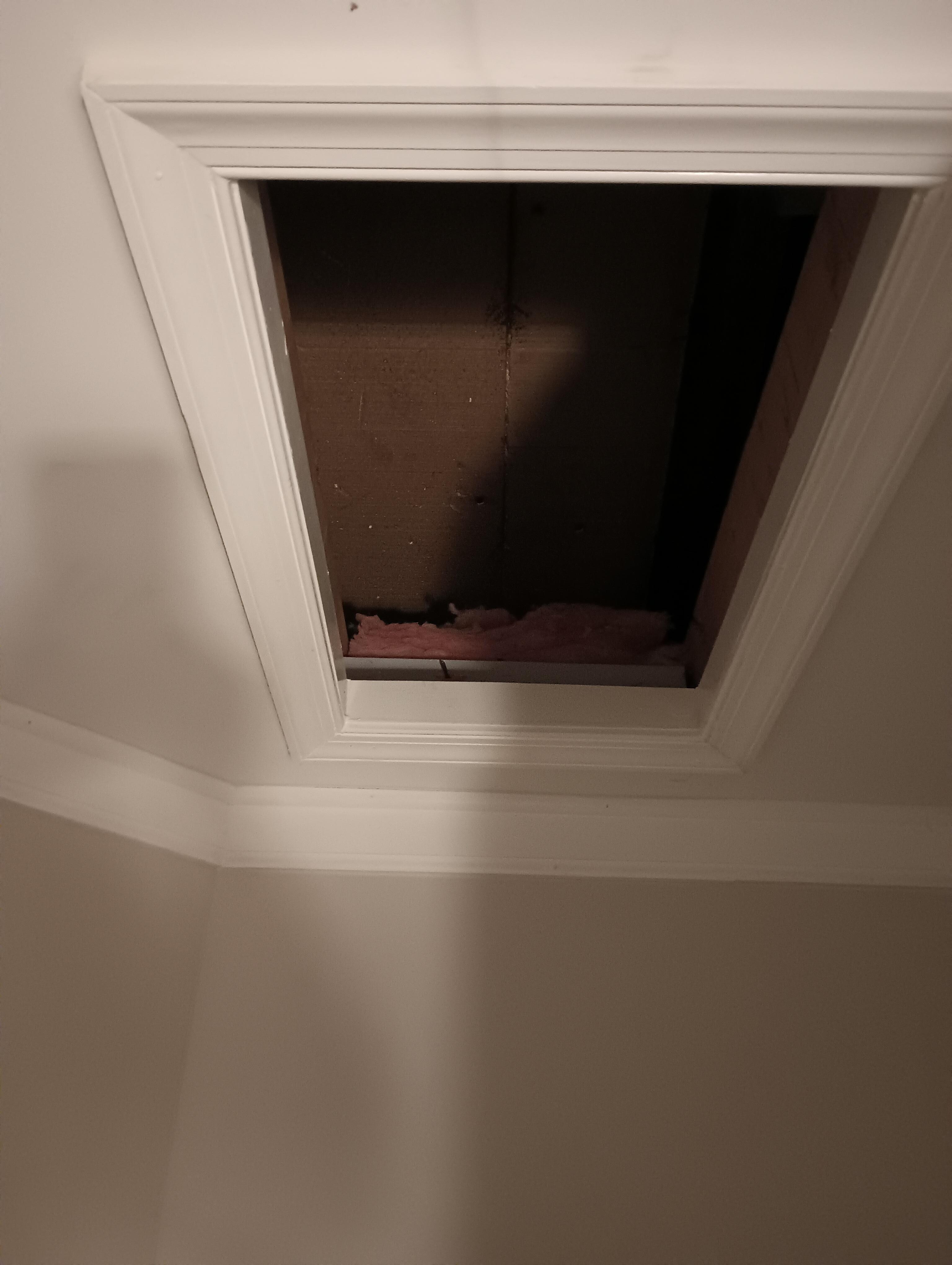 Open to attic heat and ?
