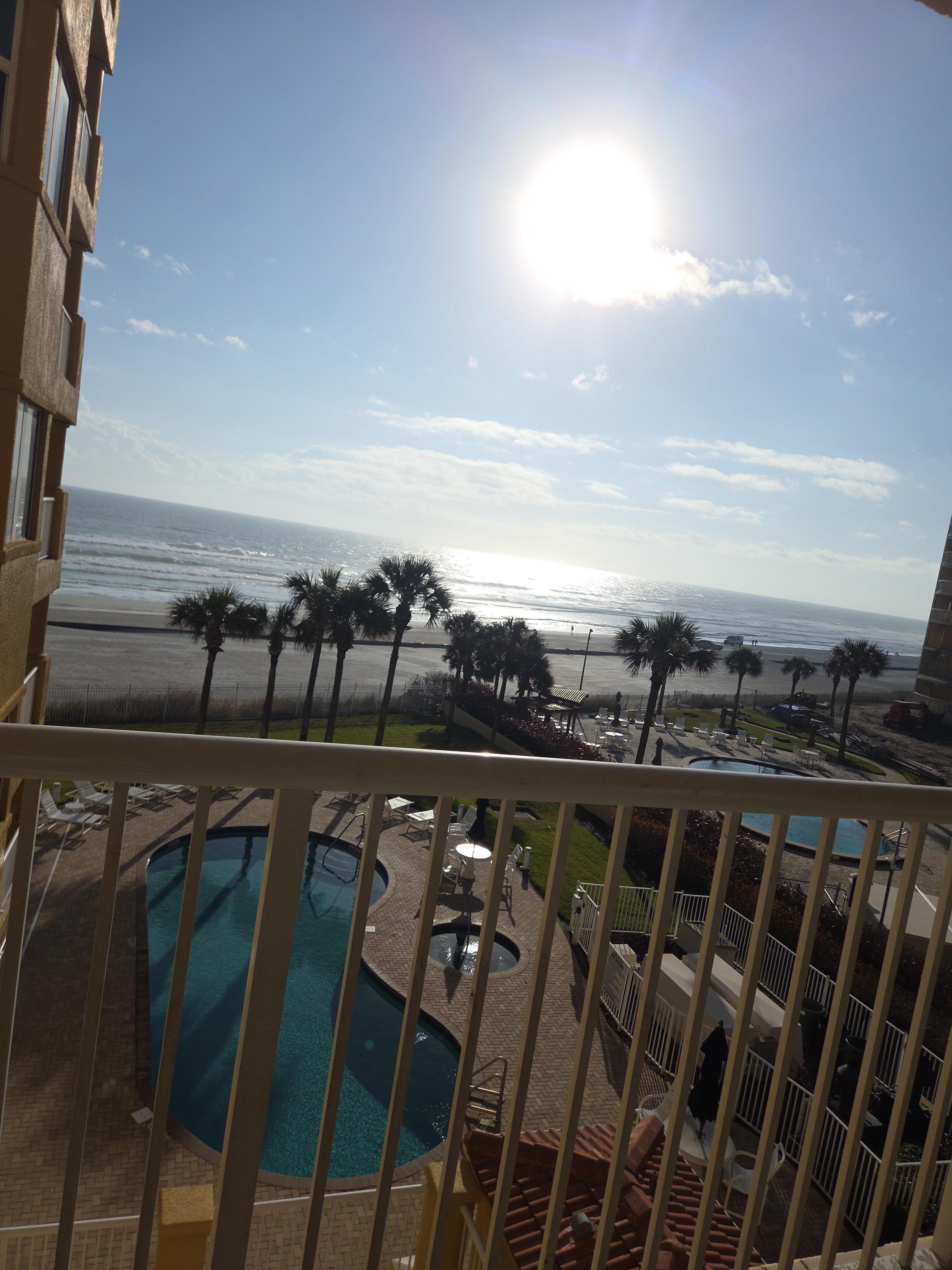 View from the balcony 