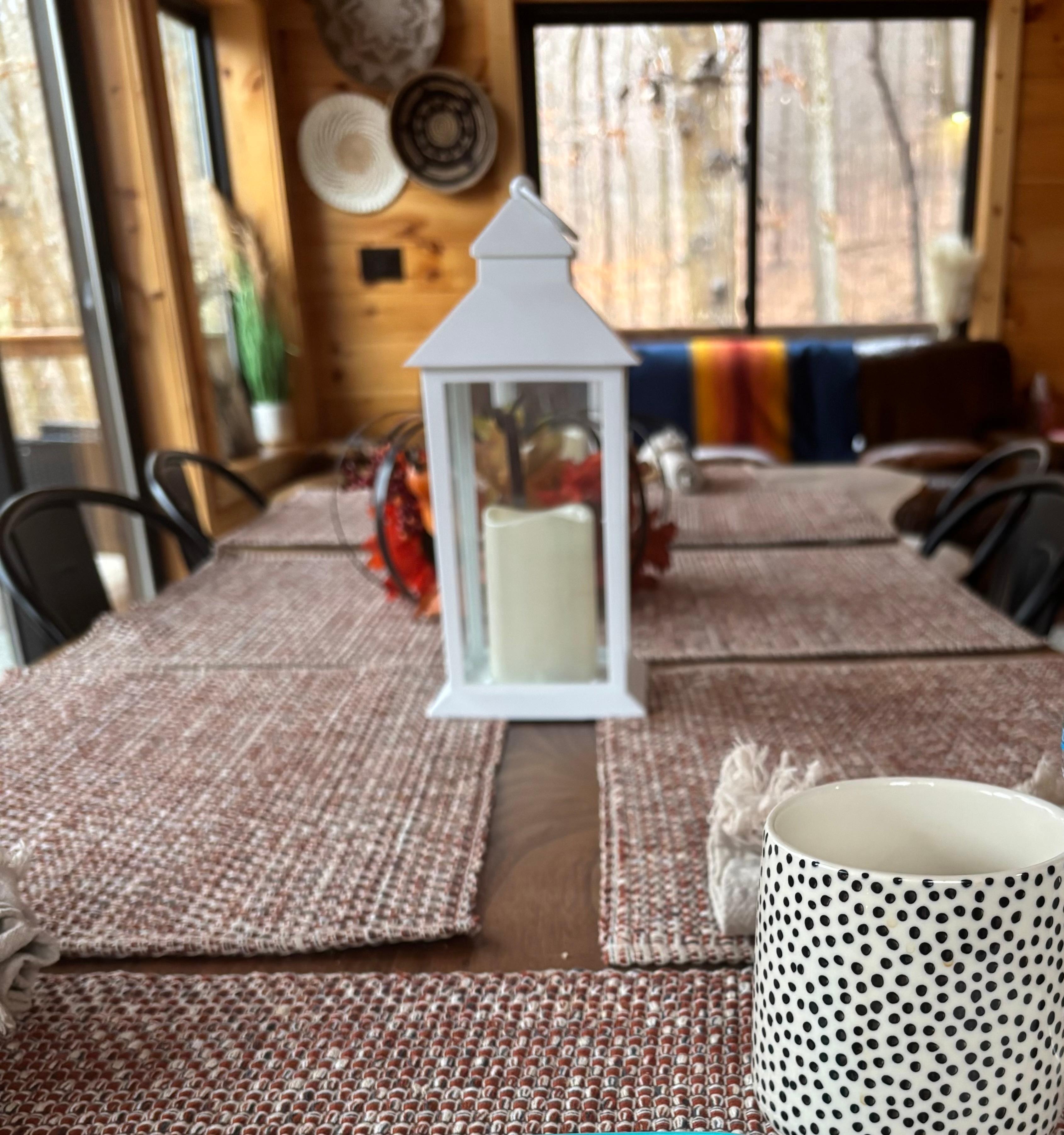 Lots of seating for meals.