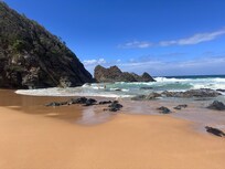 Only a short walk to this beautiful beach.