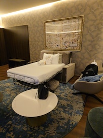 The pullout sofa was very comfortable.