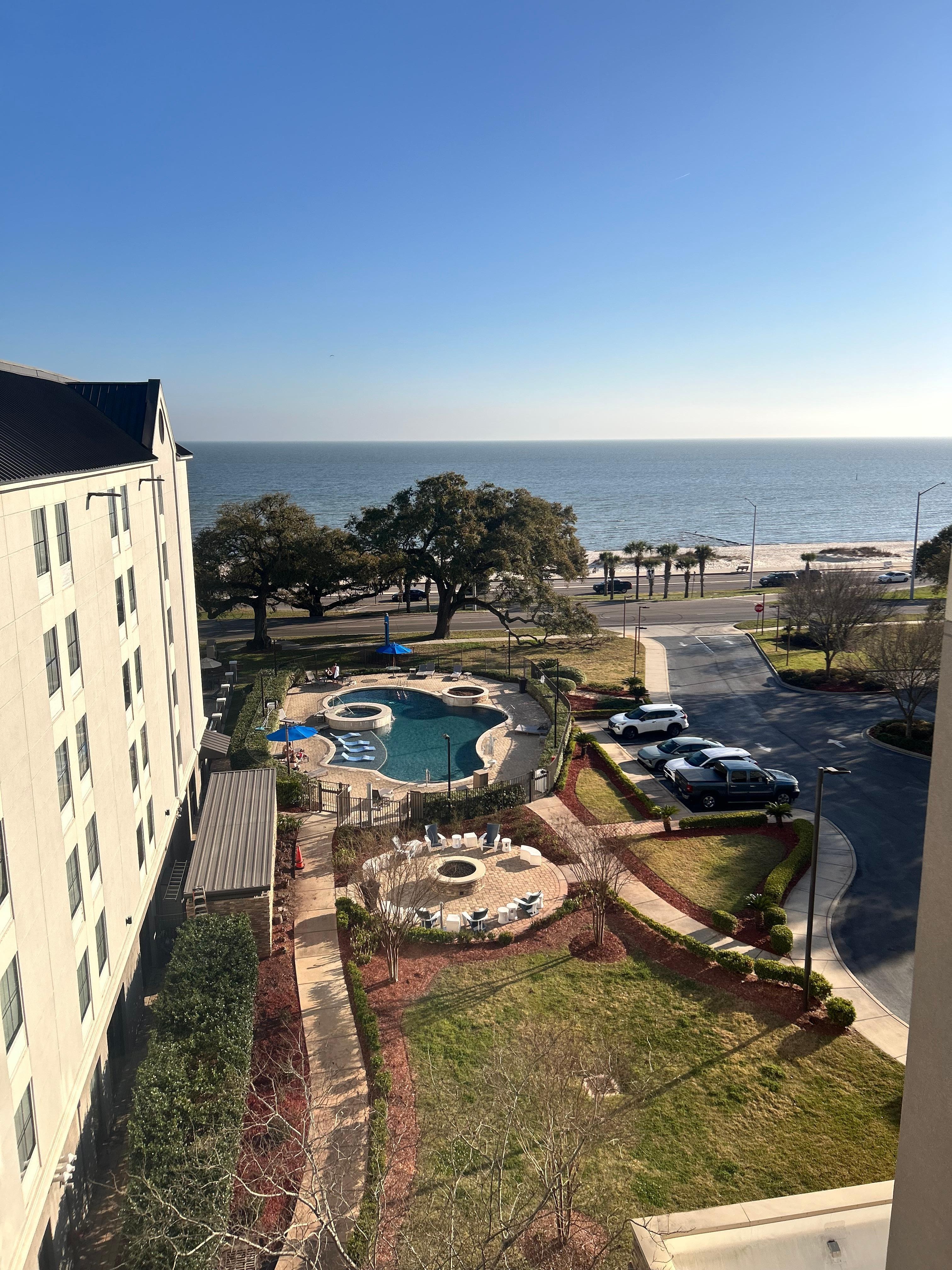 Beach view from 6th floor was awesome!