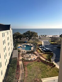 Beach view from 6th floor was awesome!