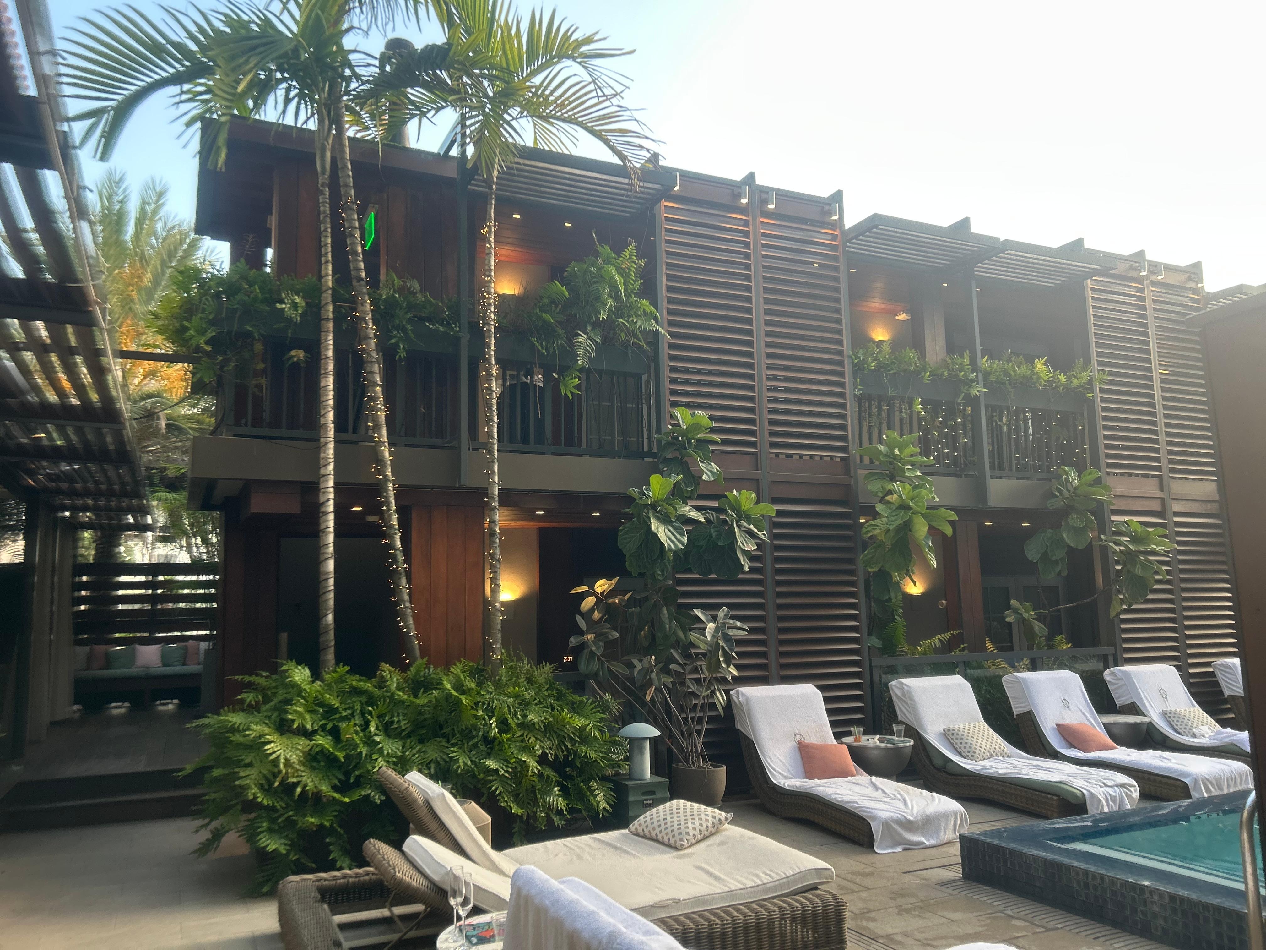 Pool area