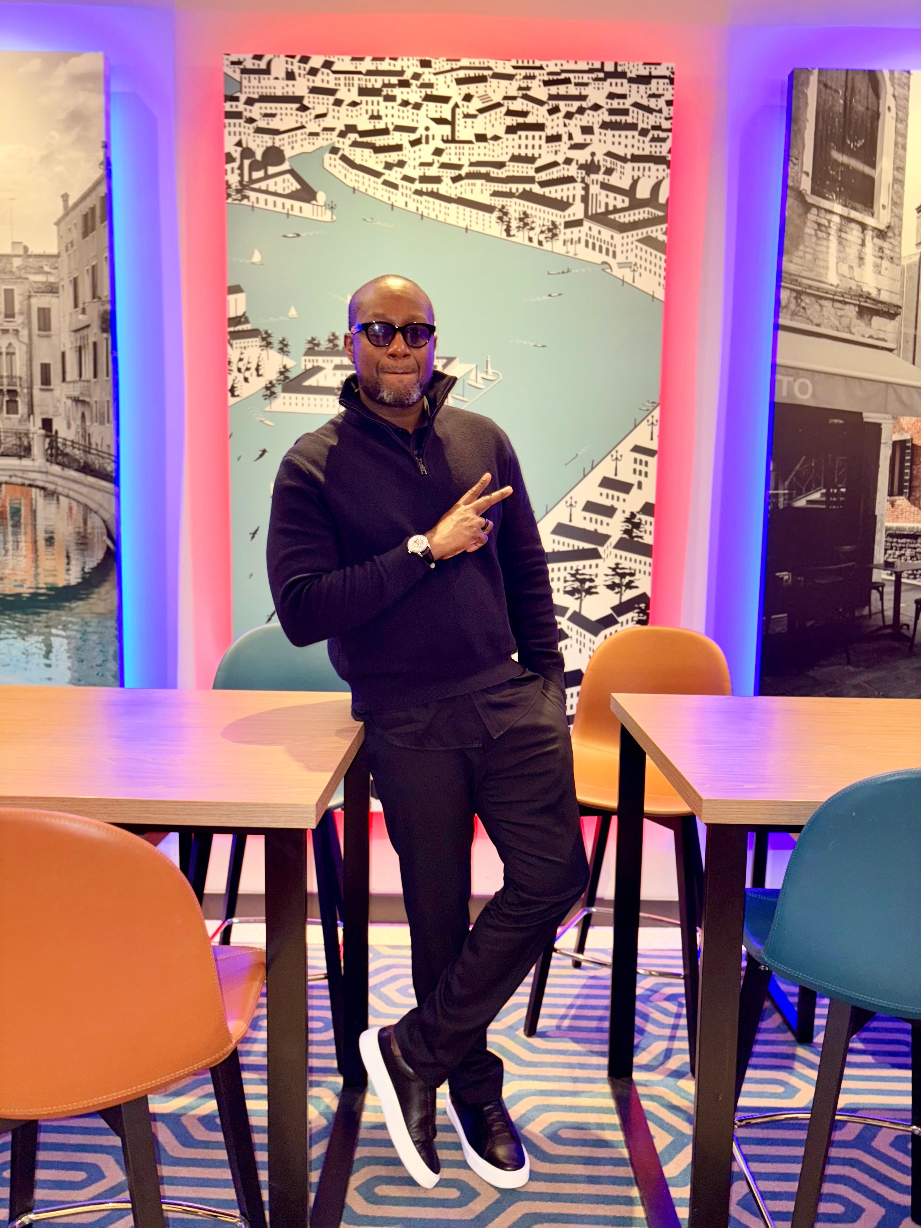 At the dining area..