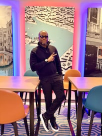 At the dining area..