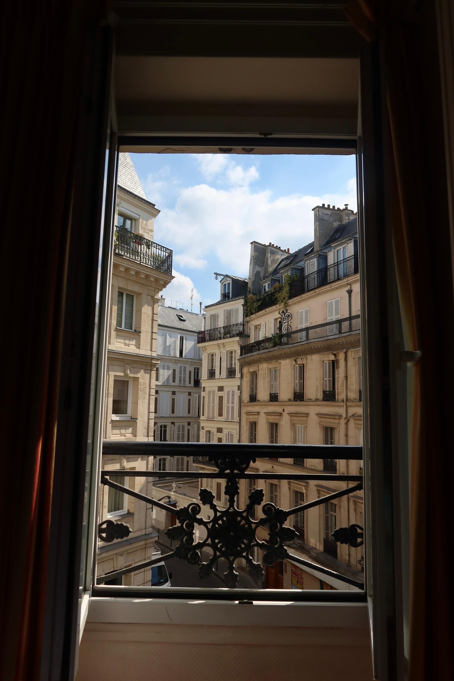LOVED the window view from our room 