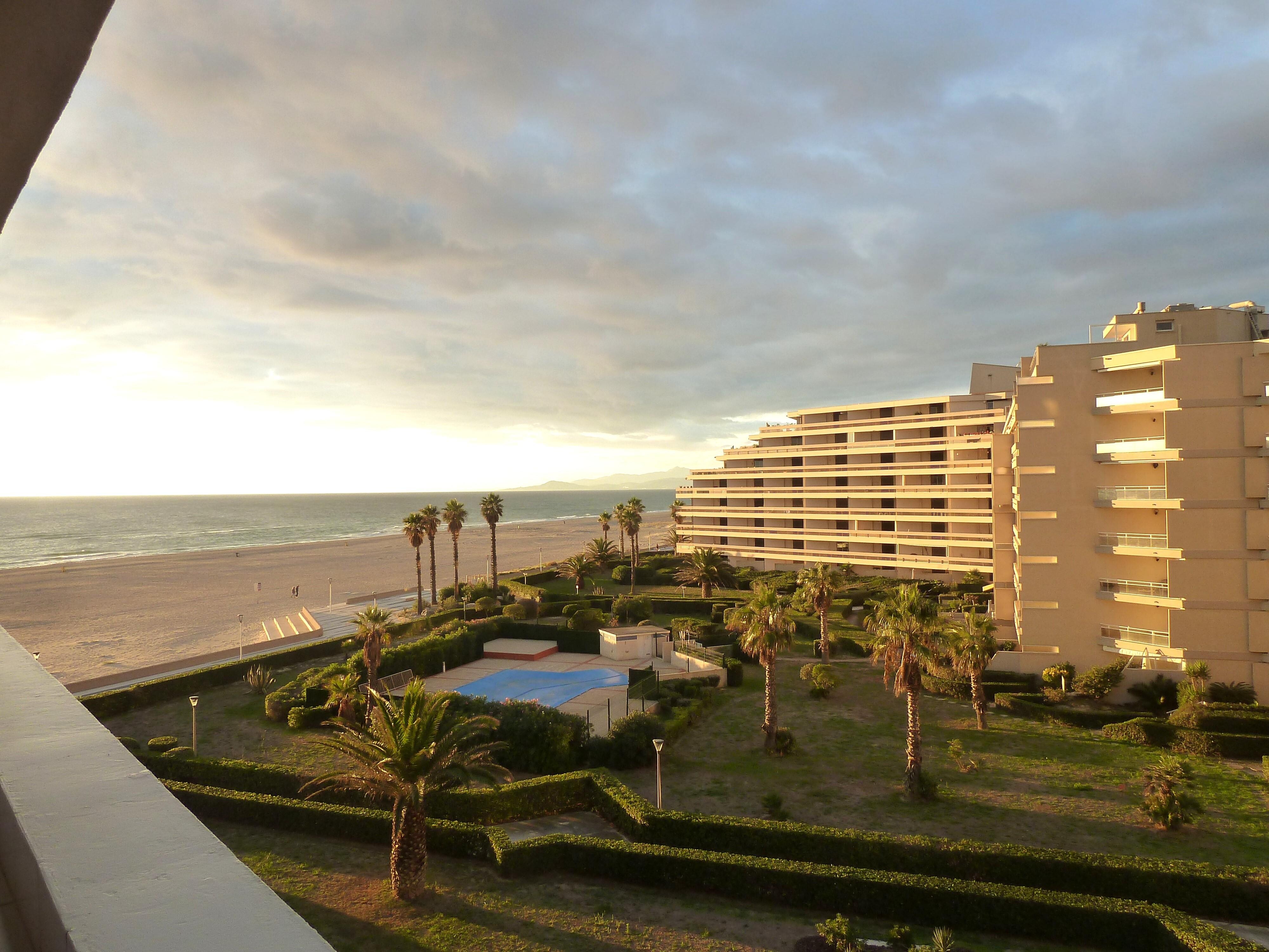 Vue au soleil levant.