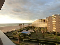 Vue au soleil levant.