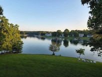 Gorgeous view of the lake from the deck.