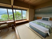 View of the lake from our room