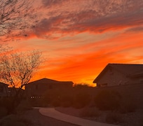 Neighborhood sunset