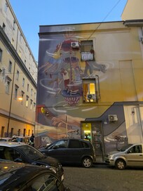 Across from hotel