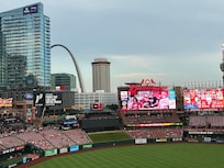 Cardinal Stadium with Arch