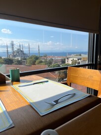 View from our breakfast table