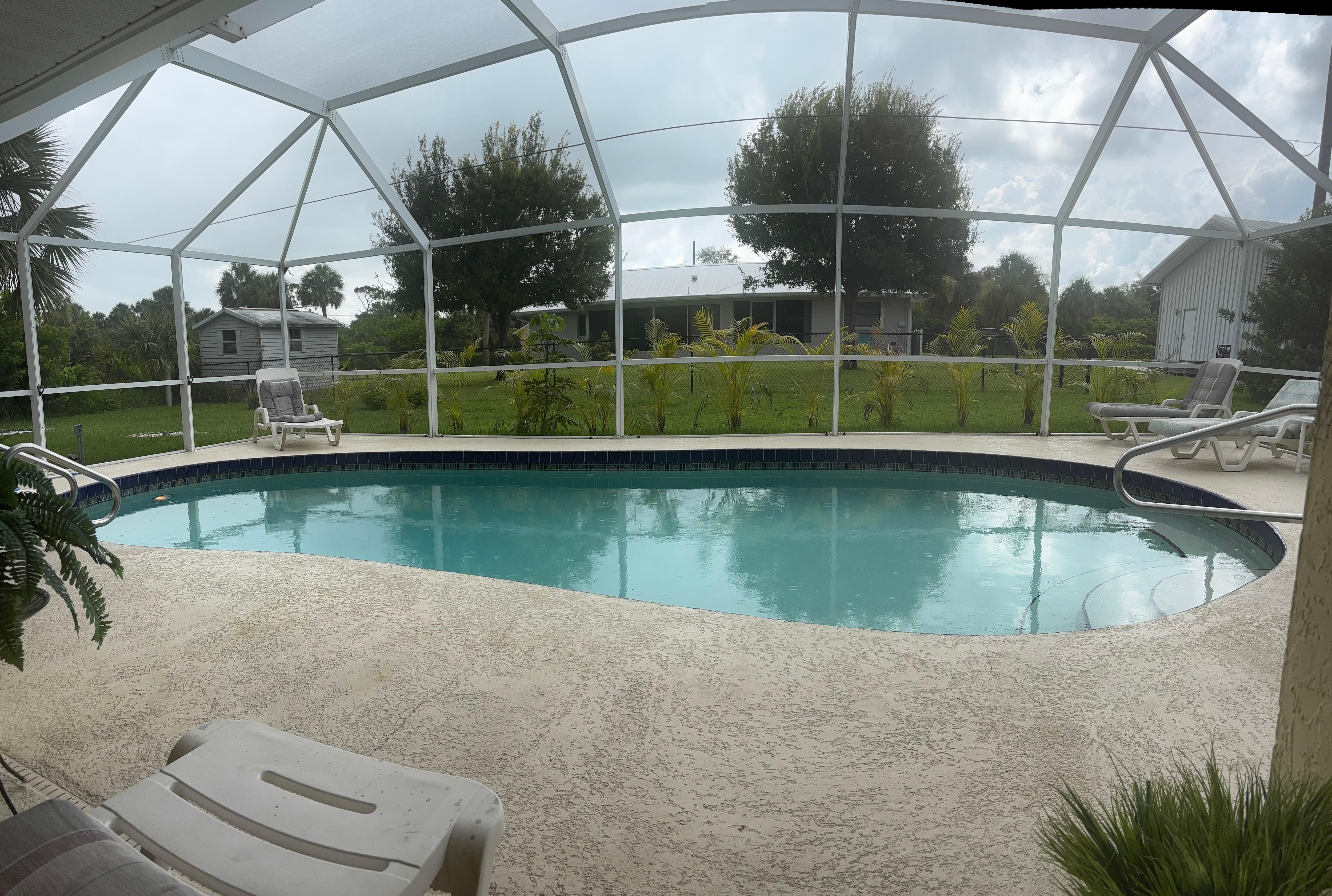 Pool and patio