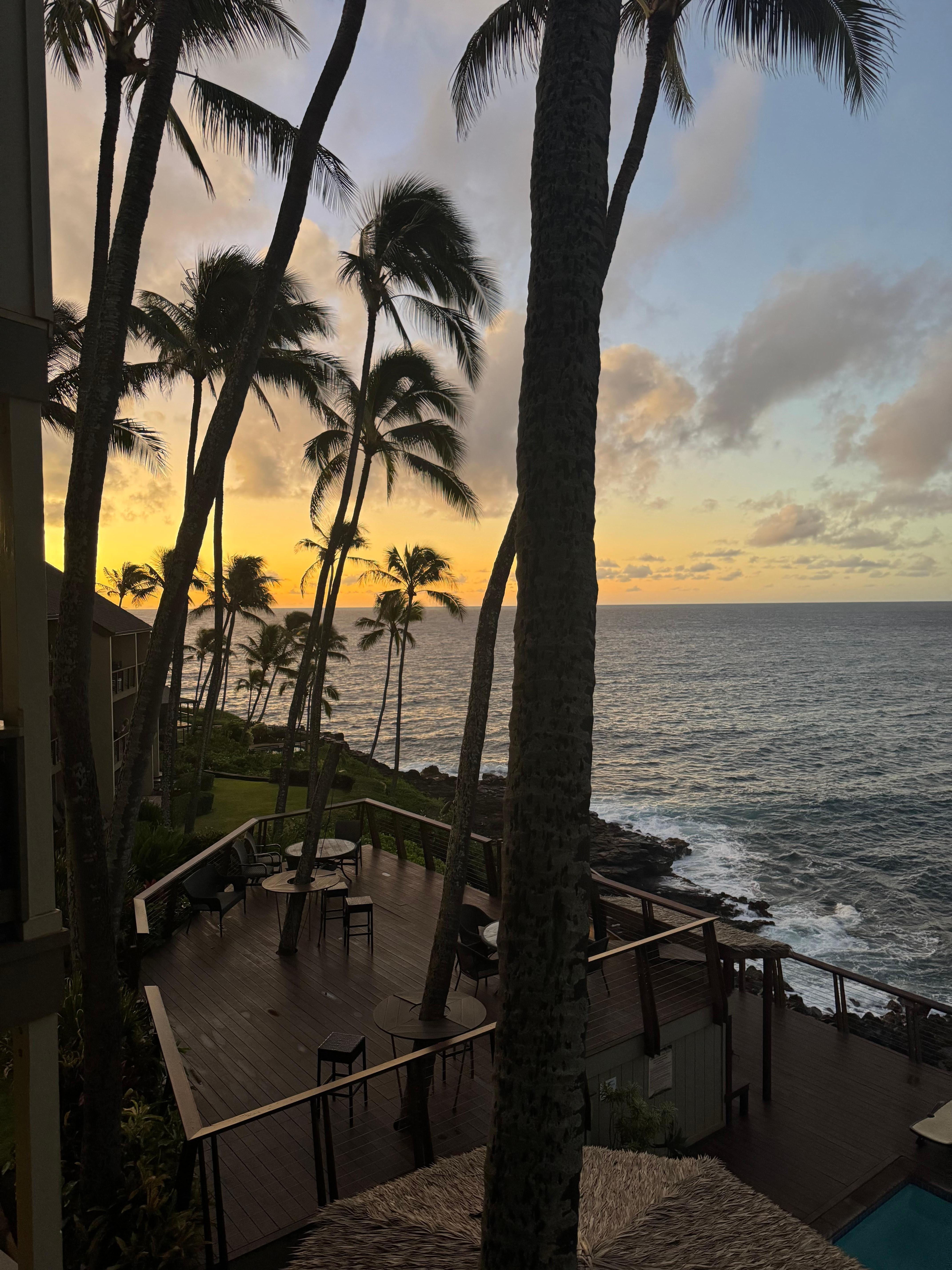 Views from the balcony