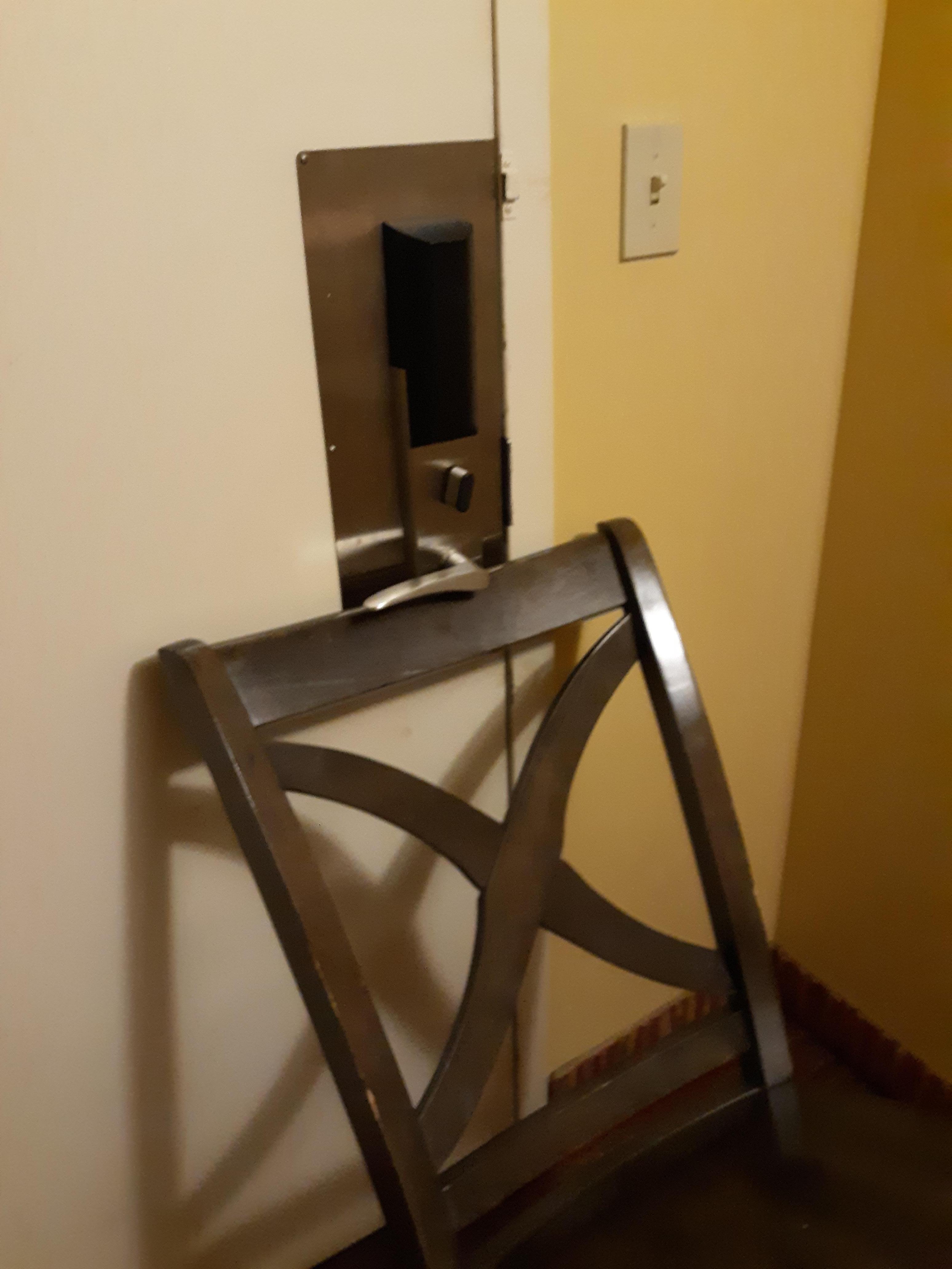 To lock door from inside