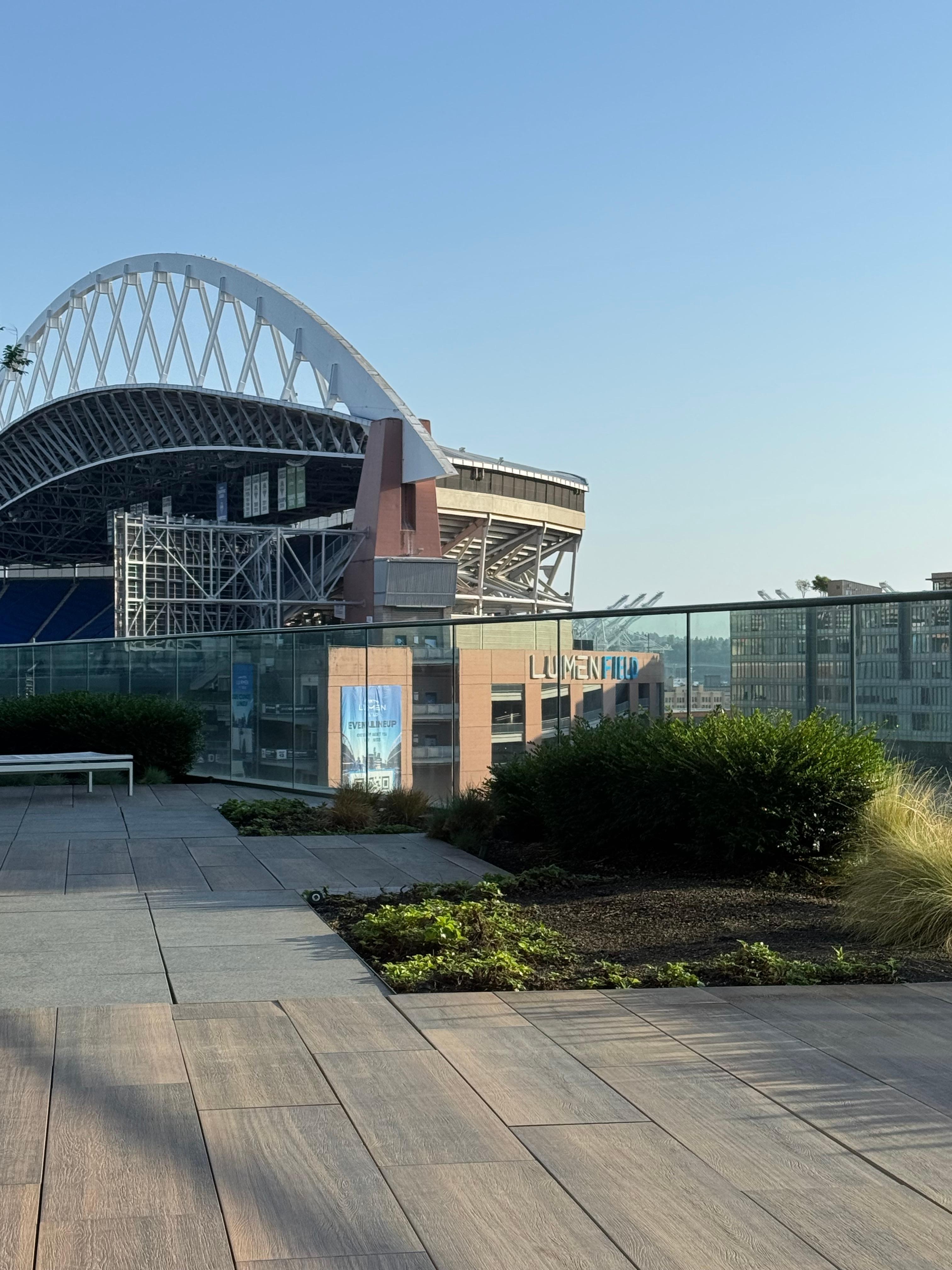 This is how close it is to the Football & Baseball Stadiums.
