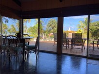 Deck leading to grounds